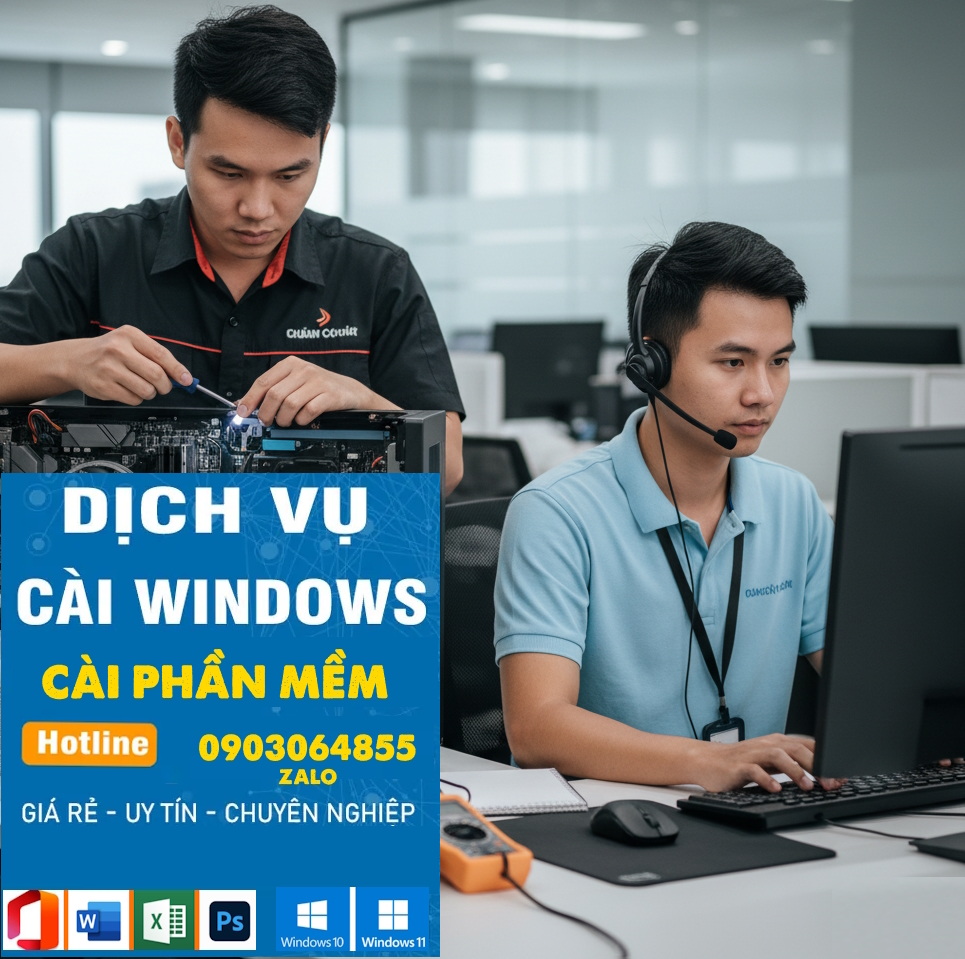 Cài đặt Máy Tính Phường Quỳnh Mai, Nghệ An